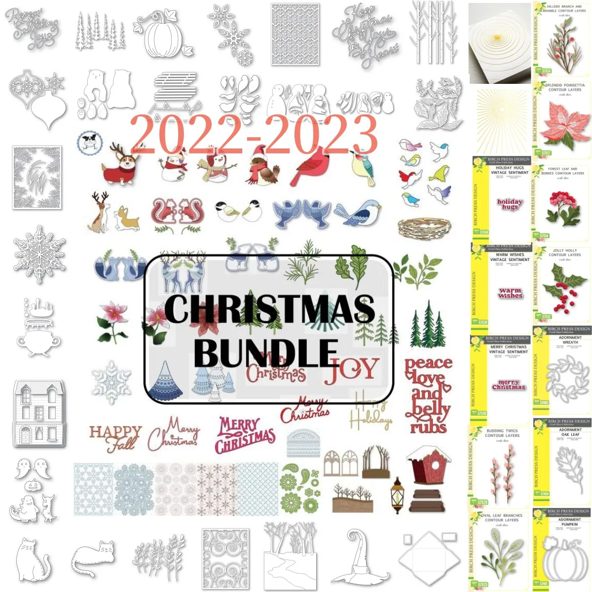Tap Die Set - Christmas Collection Metal Cutting Dies Make