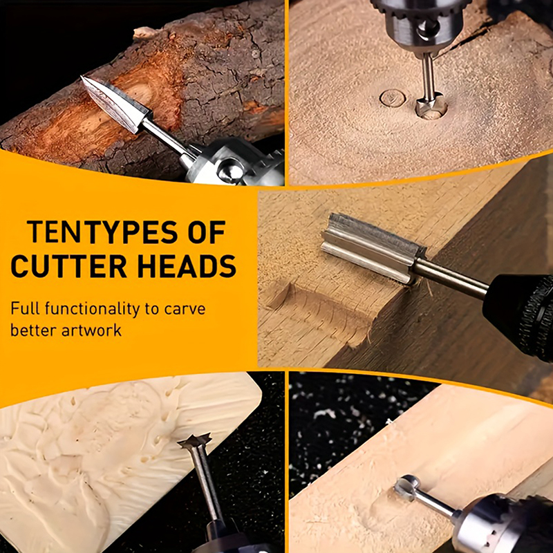 5/6Pcs Wood Carving Drill Bits - đánh giá và giá Workshop Tools Center