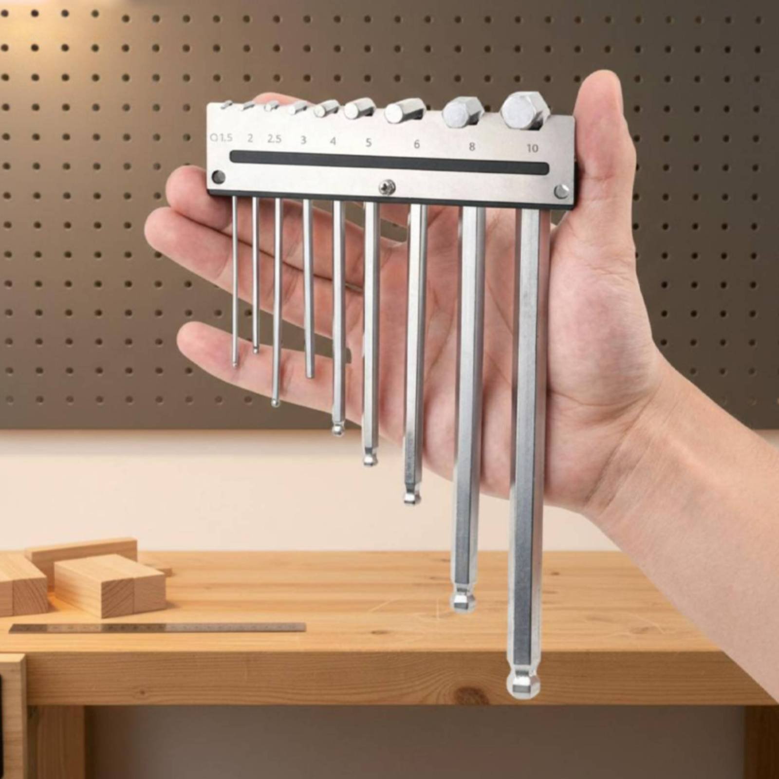 Wall Mounted Hex Key Holder Me - đánh giá và giá Workshop Tools Holder