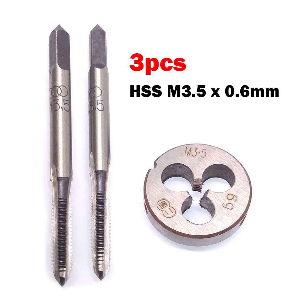3pcs/set HSS For M3.5 X 0.6mm  - đánh giá và giá Tap Die Set