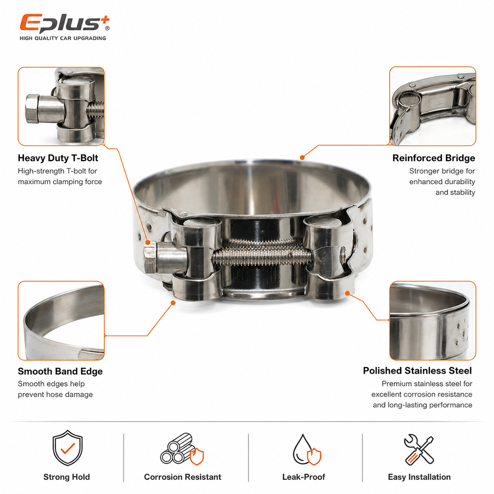 10PCS Stainless Steel European - đánh giá và giá Pipe Clamp Bar